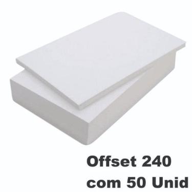 Imagem de Papel Offset 240g A4 Branco 210mmx 297mm - Chambril