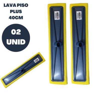 Imagem de Kit 2 Esfregão Limpa Azulejo GRANDE 40cm Piso Abrasivo Limpeza Pesada 