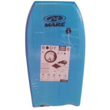 Imagem de Prancha Surf BodyBoard Grande Com Leash Praia Piscina Prancha Bodyboard Maré Master p/ Adultos (Azul)