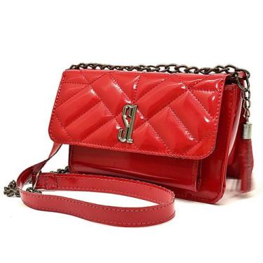 Imagem de  Bolsa Feminina Le Boy Bordada, Pequena, Elegante, Luxuosa,  Alça Lisa