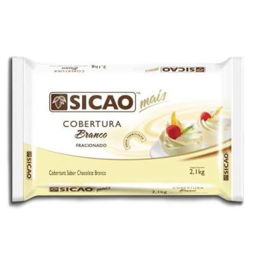 Imagem de Cobertura fracionada de chocolate branco sicao 2,1 kg