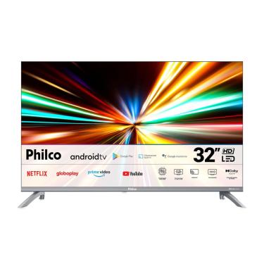 Imagem de Smart TV 32" Philco HD DLED PTV32M9GACGB com Sistema Operacional Android TV, Processador Quad Core, Dolby Audio e Chromecast built in