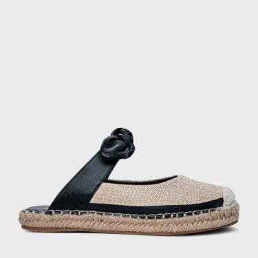 Imagem de Mule Carrano Espadrille Lace Preto - 197024, Preto, 37
