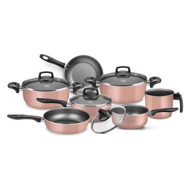 Imagem de Conjunto de Panelas Madri Rosé Supra tvt 7 Peças 5679 mta