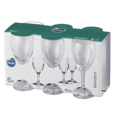 Imagem de Conjunto de 6 tacas agua windsor 300ML nadir