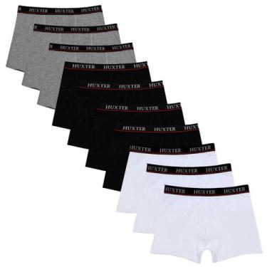 Imagem de Kit 10 Cuecas Masculinas Boxer Cotton Basic Huxter, Colors, M