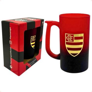 Imagem de Caneca de Chopp Degrade do Flamengo 500ml Oficial - Cebola e Tatuapé