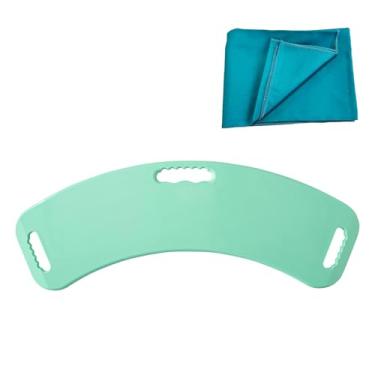 Imagem de Placa de transferência com lençol deslizante (71 cm x 71 cm), dispositivo de assistência deslizante para transferência ou idosos de cadeira de rodas para cama, banheiro, banheira, carro (placa de