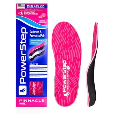 Imagem de PowerStep Palmilhas rosa | Órtese para alívio da fascite plantar para sapatos femininos, rosa, Women's 6-6.5 / Men's 4-4.5