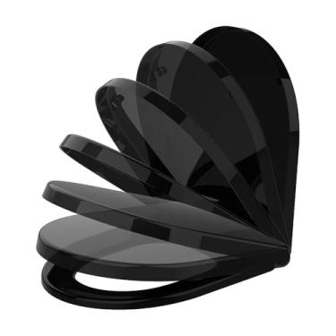 Imagem de Assento Sanitário em Resina Termofixa para as Louças Riviera Smart Soft Close Tupan Preto