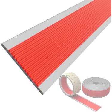 Imagem de Fita Antiderrapante Para Borda De Escada, Tiras De Borracha Antiderrapantes Para Degraus De Escada Internos E Externos, Comprimento 5m/10m Protetor De Borda De Degraus Impe, Black a, 5m/16.4ft