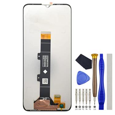Imagem de Substituição do conjunto de tela sensível ao toque do digitalizador LCD completo para Motorola Moto E20 XT2155 XT2155-1 XT2155-3 Preto