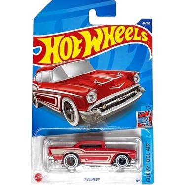 Imagem de Hot Wheels '57 Chevy [Red] Bel Air 3/5, 44/250, 1:64 Scale Diecast Car