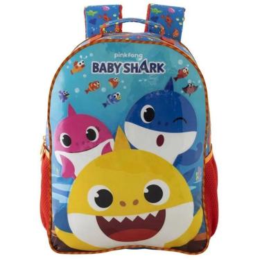 Imagem de Mochila Costas Escolar Infantil Baby Shark Xeryus 9592