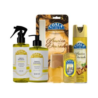 Imagem de Kit Coala Ameixa Dourada Limpeza Perfume Aromatizante Completo