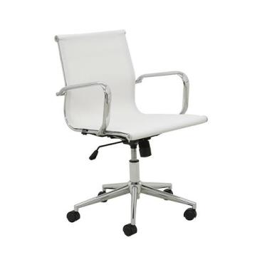 Imagem de Cadeira de Escritório Diretor Sevilha Branco - Rivatti