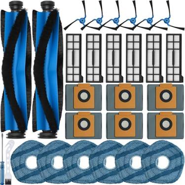 Imagem de Bluearks Kit de acessórios Eufy X10 Pro Omni, 2 escovas principais, 6 filtros Hepa, 6 escovas laterais, 6 esfregões, 6 sacos de vácuo, peças de reposição X10 Pro Omni, kits de substituição semestrais