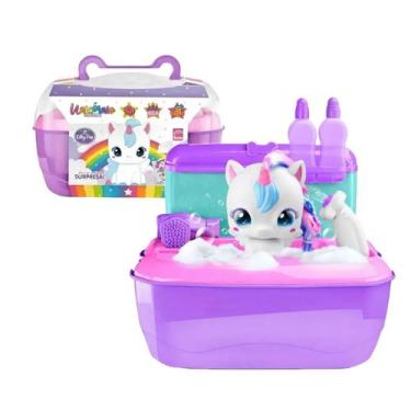 Imagem de Maleta De Brinquedo Pet Shop Kilty Pop Unicórnio Roma Brinquedos