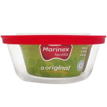 Imagem de Pote Redondo Vidro Marinex 600ml C/ Tampa Silicone Nadir - Nadir Figue