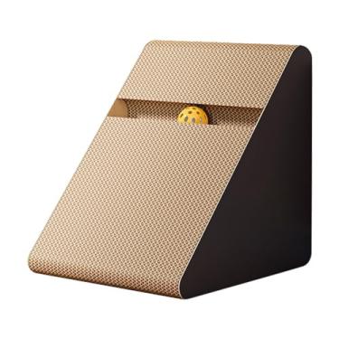 Imagem de Generic Placa arranhadora para gatos evita danos aos móveis para gatos internos Placa arranhadora vertical interativa para Brinquedo arranhador com garras, S