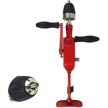 Imagem de Broca Manual Manivela Manual Ferramentas Manuais De Mandril Automático Com Alça De Manivela Rotativa Mini Máquina De Rosqueamento Para Madeira, Plástico E Metal Âmbito De Aplicação