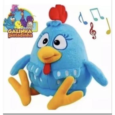 Imagem de Pelúcia Musical da Galinha Pintadinha de 30 cm - Toys