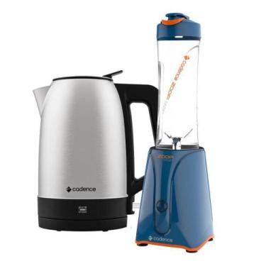Imagem de Kit Blender Zoop Sport E Chaleira Elétrica Inox Cadence 220V, 220V