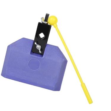 Imagem de Esquirla de percussão musical Blocos rítmicos Cowbell Alto desempenho, prático, acessórios para bateria, de percussão para instrumento de, Azul