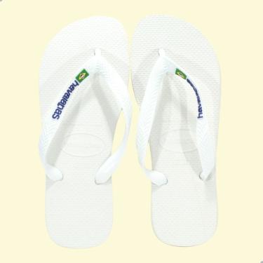 Imagem de Chinelo Havaianas Brasil Logo Branco