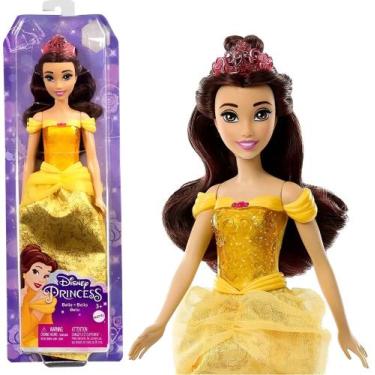 Imagem de Boneca Princesas Disney Saia Cintilante 30 Cm - Original Mattel, Bela