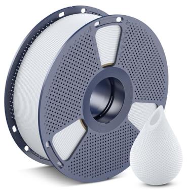 Imagem de SUNLU Filamento de impressora 3D Filamento PETG 1,75 mm, menos amarração boa camada adesão alta resistência, filamento PETG 1,75 ± 0,02 mm, carretel de 1 kg (1 kg), cerâmica