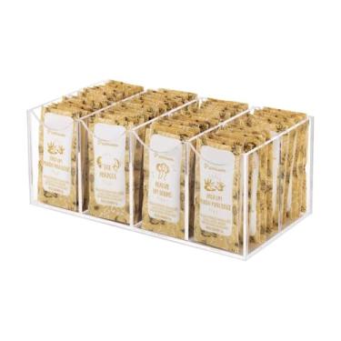 Imagem de Porta Sachês Açúcar 8 Nichos Sem Tampa Acrílico Acribom