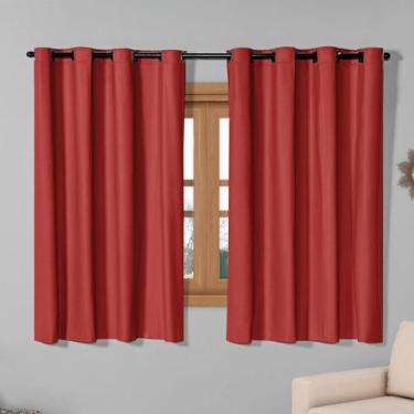 Imagem de Cortina Blackout 2,20m x 1,30m Blecaute Corta 100% A Luz para Sala Qua