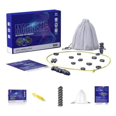 Imagem de Kit 20 Peças Jogo De Xadrez Magnético Mesa Dama Infantil