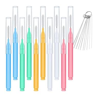 Imagem de Rrlihjgu Escova de Limpeza para Chuveiro | Conjunto de 10 Escovas para Fendas de Chuveiro,Ferramentas de Limpeza para Casa Banheiro Torneiras Piso Aeradores de Água Casa de Banho