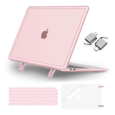 Imagem de Capa MOSISO compatível com MacBook Air 13 polegadas 2022 rosa
