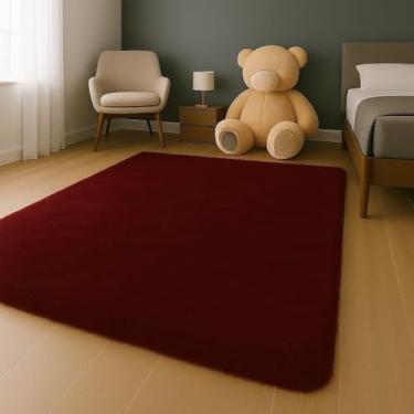 Imagem de Tapete Felpudo Para Sala E Quarto 1,00 x 1,50(BORDÔ)