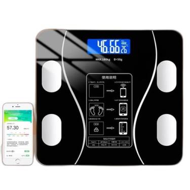 Imagem de Balança Inteligente Bioimpedancia Digital Bluetooth Por App - Relet