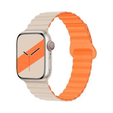 Imagem de Pulseira Magnética De Silicone Unissex Para Apple Watch 38/40/41mm 42/