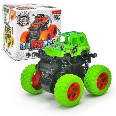Imagem de Mini 4wd caminhão brinquedo 4 rodas monster truck dublê carro crianças