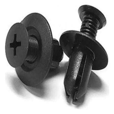 Imagem de Kit Com 400 Fixadores Presilhas Automotivas Para Choque Portas Plástic