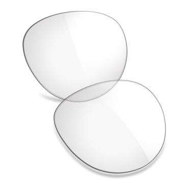 Imagem de TRUSHELL Lentes de reposição não polarizadas para óculos de sol Ray-Ban Meta Headliner RW4009F 51 mm HD transparente antiluz azul - não polarizada