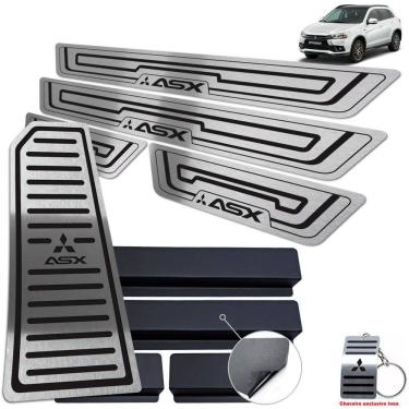 Imagem de Soleiras Com Descanso De Pé Asx 2018/2020 Preto Baixo Relevo