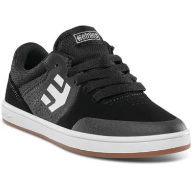 Imagem de Etnies Tênis infantil unissex Marana Skate, Preto/Gum/Branco, 18