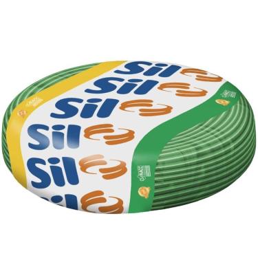 Imagem de Cabo Flexsil 750 Volts 10mm 100 Metros Verde - 3.021 Vd - Sil Cabo Flexivel Verde 750v...