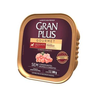 Imagem de Ração Úmida GranPlus Gourmet Patê Frango para Cães Filhotes - Gran Plu