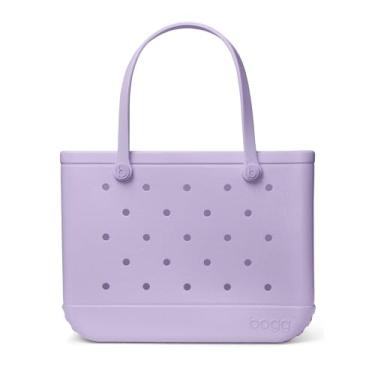 Imagem de BOGG BAG - Bolsa original, grande - brilho lilás - 48 cm C x 23 cm L x 35 cm A - praia, piscina, barco, esportes - EVA multiuso - leve, lavável, durável