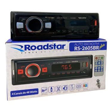 Imagem de Auto Radio Mp3 Roadstar Cont. Remoto Bluetooh Rca Fm Sd Usb
