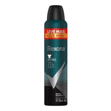 Imagem de Rexona Men Invisible Aerossol 250ml Antitranspirante - Unilever