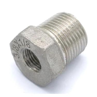 Imagem de DWBPGVUN Adaptador redutor de bucha redutora de aço inoxidável 304 fêmea BSP de 3/20.3 cm BSP macho para 1/20.3 cm